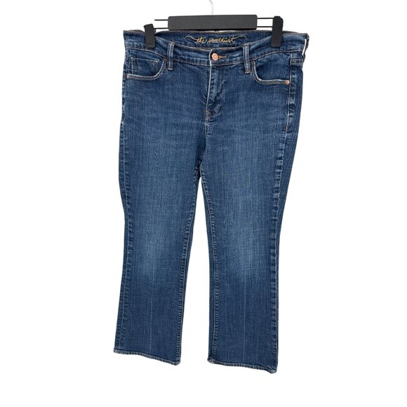 Old Navy‎ The Sweetheart Bootcut Jeans Womens 10 Short Blue Medium Wash Cotton - Picture 1 of 7
